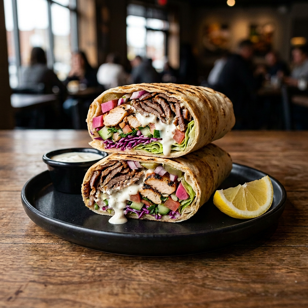 Mixed Shawarma Wrap